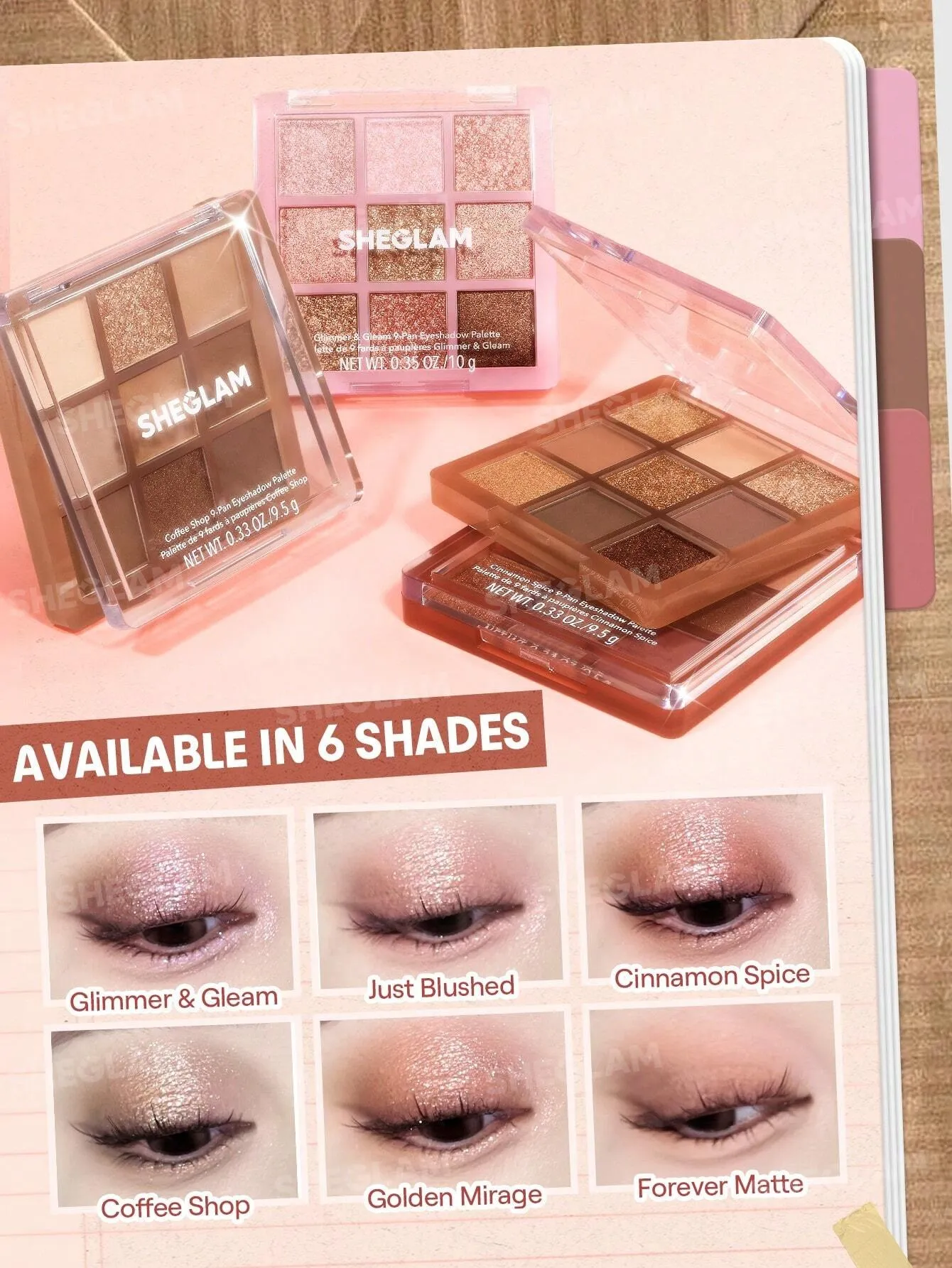 بعد از استفاده خرید پالت سایه شیگلم جاست بلاش اصل + بهترین قیمت (9 تایی)